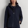 Marinblå Ralph Lauren huvjackor för kvinnor Marinblå Ralph Lauren huvjackor för kvinnor
