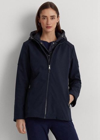 Marinblå Ralph Lauren huvjackor för kvinnor
