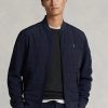 Marinblå Ralph Lauren Hybrid Bomberjackor för män Marinblå Ralph Lauren Hybrid Bomberjackor för män