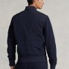 Marinblå Ralph Lauren Hybrid Bomberjackor för män Marinblå Ralph Lauren Hybrid Bomberjackor för män
