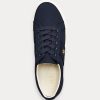 Marinblå Ralph Lauren Janson II Canvas Sneakers för kvinnor Marinblå Ralph Lauren Janson II Canvas Sneakers för kvinnor