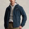Marinblå Ralph Lauren jeansjackor med huv Marinblå Ralph Lauren jeansjackor med huv