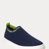 Marinblå Ralph Lauren Jordyn Slip-On Sneakers för kvinnor Marinblå Ralph Lauren Jordyn Slip-On Sneakers för kvinnor