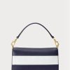 Marinblå Ralph Lauren Läder Små Tayler Crossbody-väskor för kvinnor