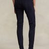 Marinblå Ralph Lauren Leggings i lammskinn i mocka för kvinnor Marinblå Ralph Lauren Leggings i lammskinn i mocka för kvinnor