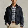 Marinblå Ralph Lauren Oilcloth-jackor för män Marinblå Ralph Lauren Oilcloth-jackor för män