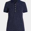 Marinblå Ralph Lauren piképikétröjor för damer Marinblå Ralph Lauren piképikétröjor för damer