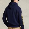 Marinblå Ralph Lauren Polo Sport Fleece Hoodie för män Marinblå Ralph Lauren Polo Sport Fleece Hoodie för män