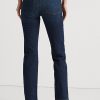 Marinblå Ralph Lauren Ralph Lauren raka, kurviga jeans med låg höjd Marinblå Ralph Lauren Ralph Lauren raka, kurviga jeans med låg höjd