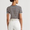 Marinblå Ralph Lauren randiga T-shirts i bomull i stretchig bomull Marinblå Ralph Lauren randiga T-shirts i bomull i stretchig bomull