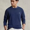 Marinblå Ralph Lauren Spa Terry Sweatshirt för män Marinblå Ralph Lauren Spa Terry Sweatshirt för män