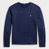 Marinblå Ralph Lauren Spa Terry Sweatshirt för män Marinblå Ralph Lauren Spa Terry Sweatshirt för män