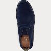 Marinblå Ralph Lauren Talan Chukka-stövlar i mocka för män Marinblå Ralph Lauren Talan Chukka-stövlar i mocka för män