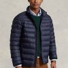 Marinblå Ralph Lauren The Packable jackor för män Marinblå Ralph Lauren The Packable jackor för män