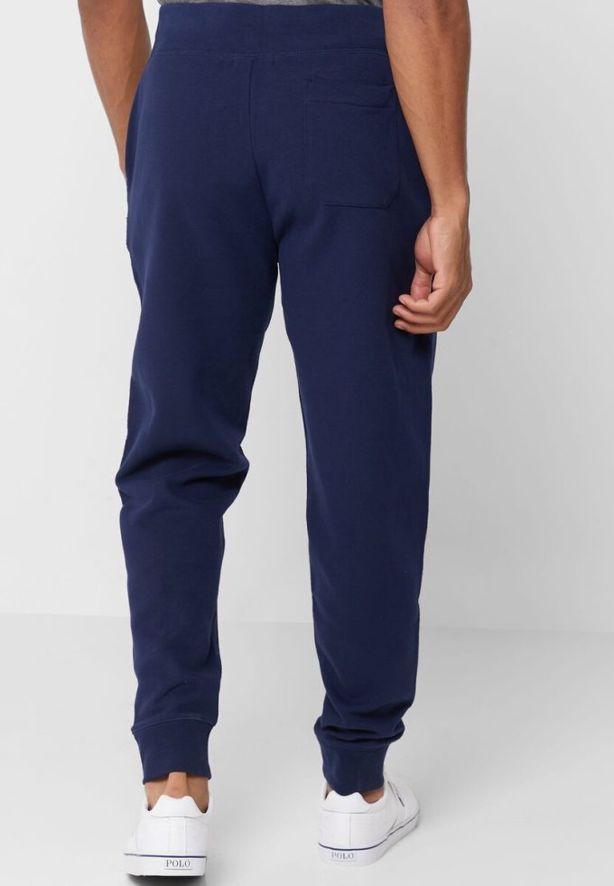 Marinblå Ralph Lauren träningsbyxor med dragsko för män Marinblå Ralph Lauren träningsbyxor med dragsko för män