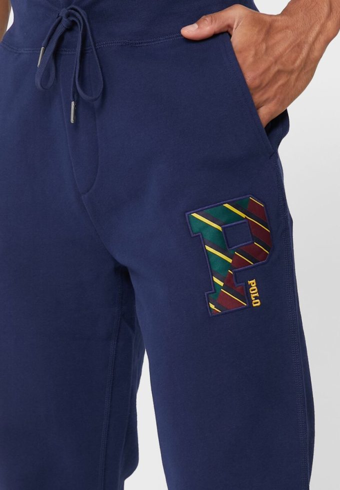 Marinblå Ralph Lauren träningsbyxor med dragsko för män Marinblå Ralph Lauren träningsbyxor med dragsko för män