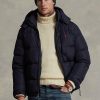 Marinblå Ralph Lauren vattenavvisande dunjackor för män