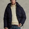 Marinblå Ralph Lauren vattenavvisande dunjackor för män Marinblå Ralph Lauren vattenavvisande dunjackor för män