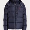 Marinblå Ralph Lauren vattenavvisande dunjackor för män