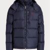 Marinblå Ralph Lauren vattenavvisande dunjackor för män Marinblå Ralph Lauren vattenavvisande dunjackor för män