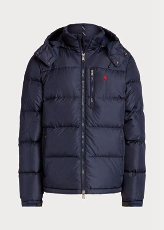 Marinblå Ralph Lauren vattenavvisande dunjackor för män