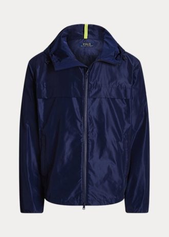 Marinblå Ralph Lauren vattenavvisande huvjackor för män