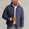 Marinblå Ralph Lauren vattenavvisande jackor för män Marinblå Ralph Lauren vattenavvisande jackor för män