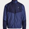 Marinblå Ralph Lauren vattenavvisande Ripstop-jackor för män Marinblå Ralph Lauren vattenavvisande Ripstop-jackor för män