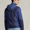Marinblå Ralph Lauren vattenavvisande Ripstop-jackor för män Marinblå Ralph Lauren vattenavvisande Ripstop-jackor för män
