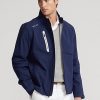 Marinblå Ralph Lauren vattentäta jackor för män Marinblå Ralph Lauren vattentäta jackor för män