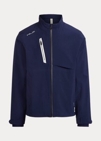 Marinblå Ralph Lauren vattentäta jackor för män