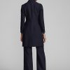 Marinblå Ralph Lauren Wool Serge-jackor för kvinnor Marinblå Ralph Lauren Wool Serge-jackor för kvinnor