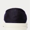 Marinblå / Röd Ralph Lauren Essence 100 Canvas Sneakers för män Marinblå / Röd Ralph Lauren Essence 100 Canvas Sneakers för män