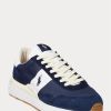 Marinblå/vit herr Ralph Lauren Train 89 Mocka & Oxford Sneakers Marinblå/vit herr Ralph Lauren Train 89 Mocka & Oxford Sneakers