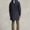 Marsh marinblå mäns Ralph Lauren vattenavvisande huvkappor Marsh marinblå mäns Ralph Lauren vattenavvisande huvkappor