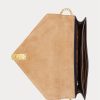 Midnight Navy Dam Ralph Lauren Polo ID läderkuvert Kedja Crossbody-väskor Midnight Navy Dam Ralph Lauren Polo ID läderkuvert Kedja Crossbody-väskor