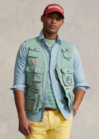 Mint Herr Ralph Lauren Chino Utility Väst