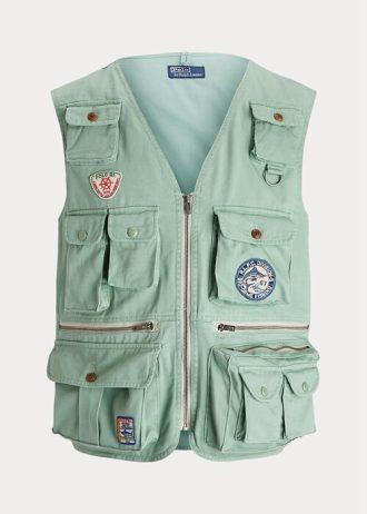 Mint Herr Ralph Lauren Chino Utility Väst