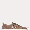Mörkgrå Ralph Lauren Janson II Sneakers i mocka i läder Mörkgrå Ralph Lauren Janson II Sneakers i mocka i läder
