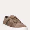 Mörkgrå Ralph Lauren Janson II Sneakers i mocka i läder Mörkgrå Ralph Lauren Janson II Sneakers i mocka i läder