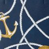 Nautiskt reptryck dam Ralph Lauren Crosshatch Läder Stora Hanna Satchel-väskor Nautiskt reptryck dam Ralph Lauren Crosshatch Läder Stora Hanna Satchel-väskor