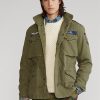 Olivblå herr Ralph Lauren The Iconic Field Jackor
