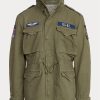 Olivblå herr Ralph Lauren The Iconic Field Jackor