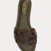 Olive Ralph Lauren Alegra Zebra-Print Haircalf Flat Shoes Olive Ralph Lauren Alegra Zebra-Print Haircalf Flat Shoes