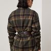 Olive Ralph Lauren Andrya rutiga jackor för kvinnor Olive Ralph Lauren Andrya rutiga jackor för kvinnor
