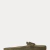 Olive Ralph Lauren Brynn Mocka Driver Flat Shoes för kvinnor Olive Ralph Lauren Brynn Mocka Driver Flat Shoes för kvinnor
