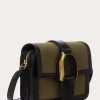 Olive Ralph Lauren Canvas Welington Crossbody-väskor för kvinnor Olive Ralph Lauren Canvas Welington Crossbody-väskor för kvinnor