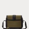 Olive Ralph Lauren Canvas Welington Crossbody-väskor för kvinnor Olive Ralph Lauren Canvas Welington Crossbody-väskor för kvinnor