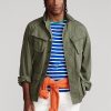 Olive Ralph Lauren Stretch Ripstop Utility Suit Jackor för män