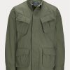Olive Ralph Lauren Stretch Ripstop Utility Suit Jackor för män